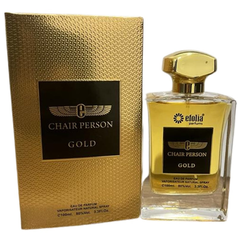 Efolia Chair Person Gold 100ml Eau De Parfum for Men