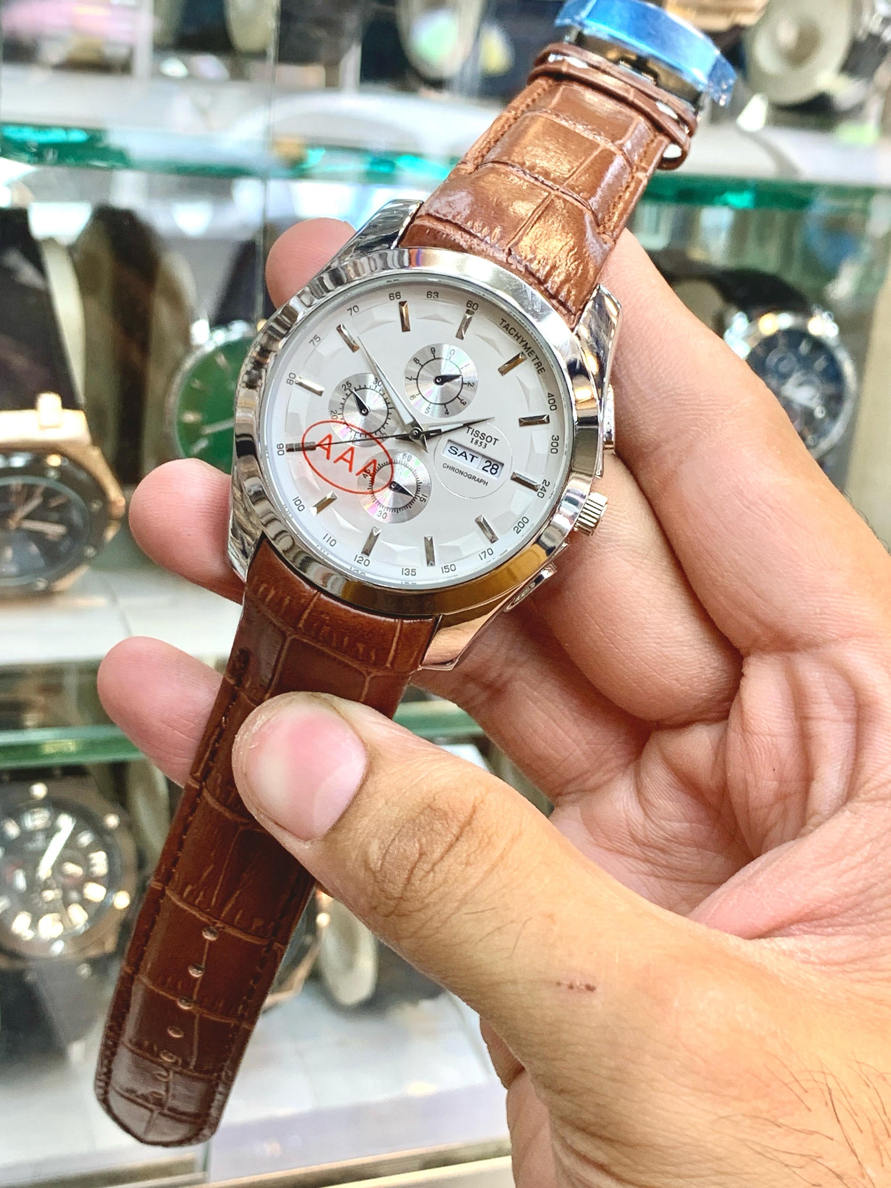 NEW TISSOT leather strap