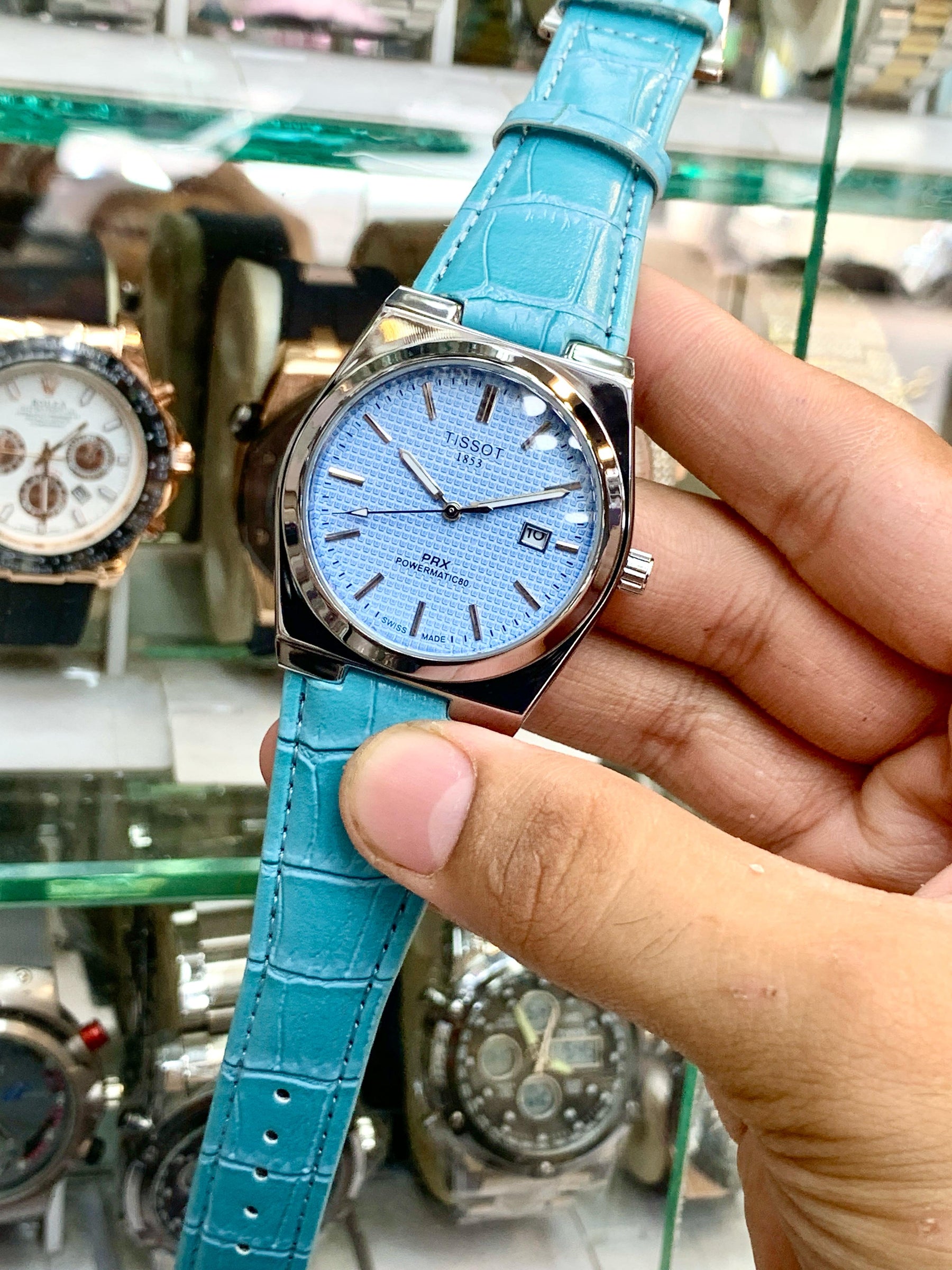 NEW TISSOT PRX MODEL LEATHER STRAP