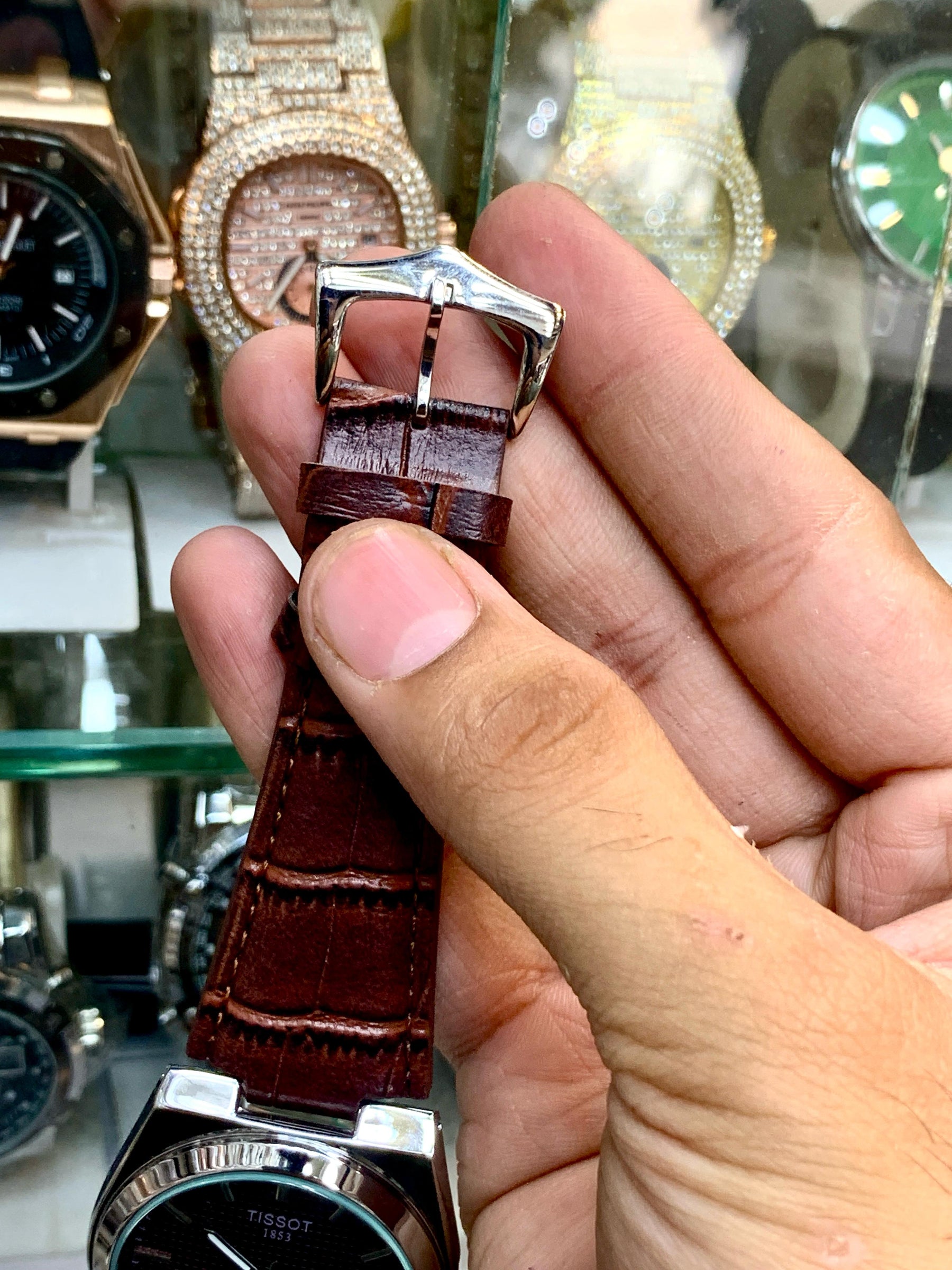 NEW TISSOT PRX MODEL LEATHER STRAP