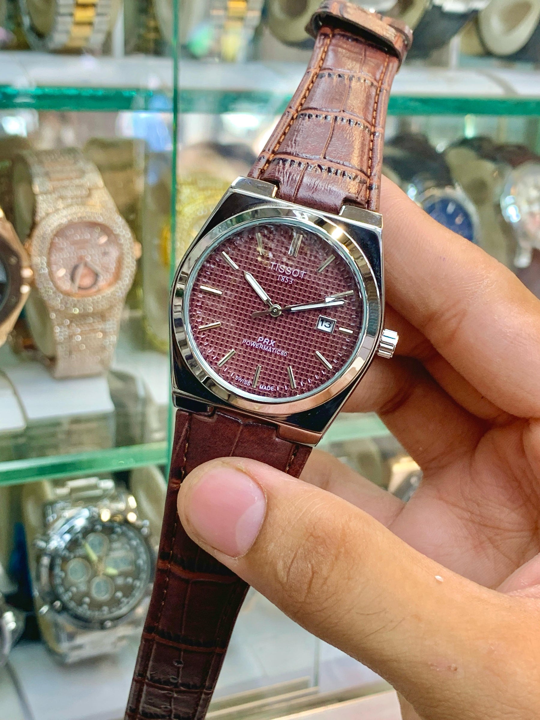 NEW TISSOT PRX MODEL LEATHER STRAP