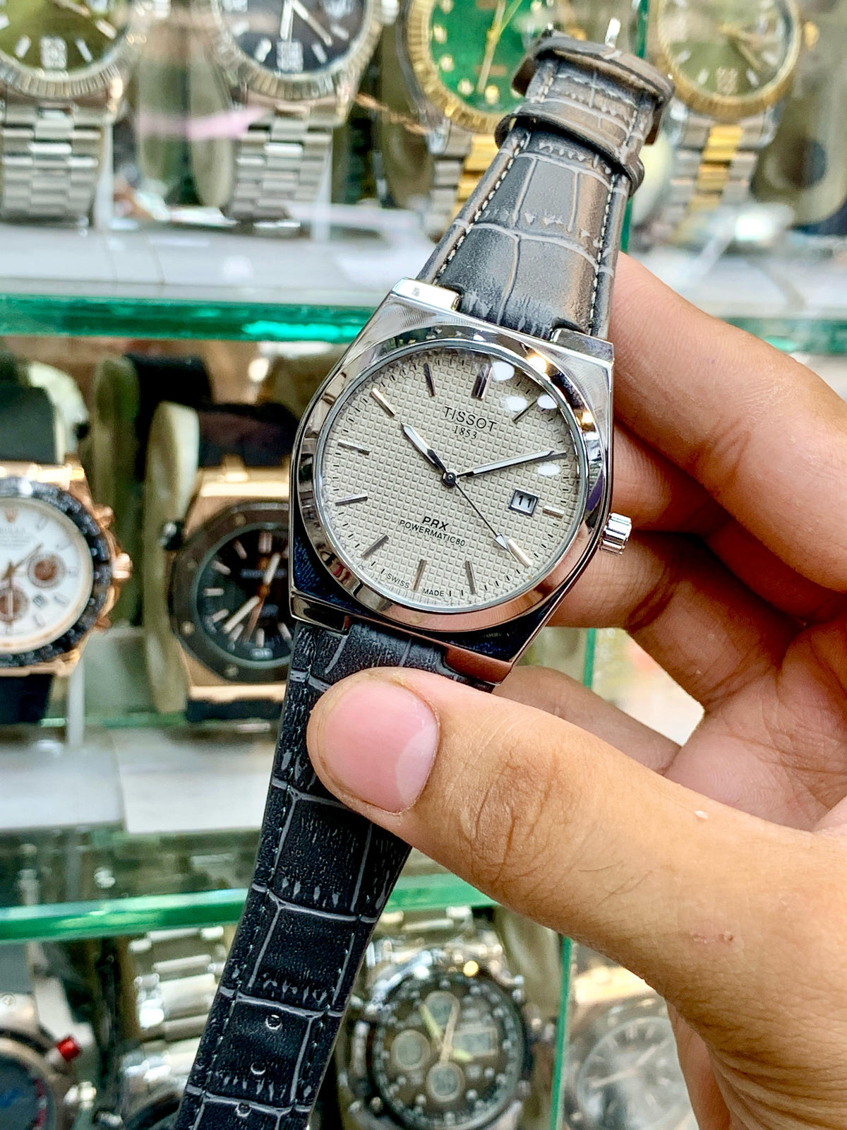 NEW TISSOT PRX MODEL LEATHER STRAP