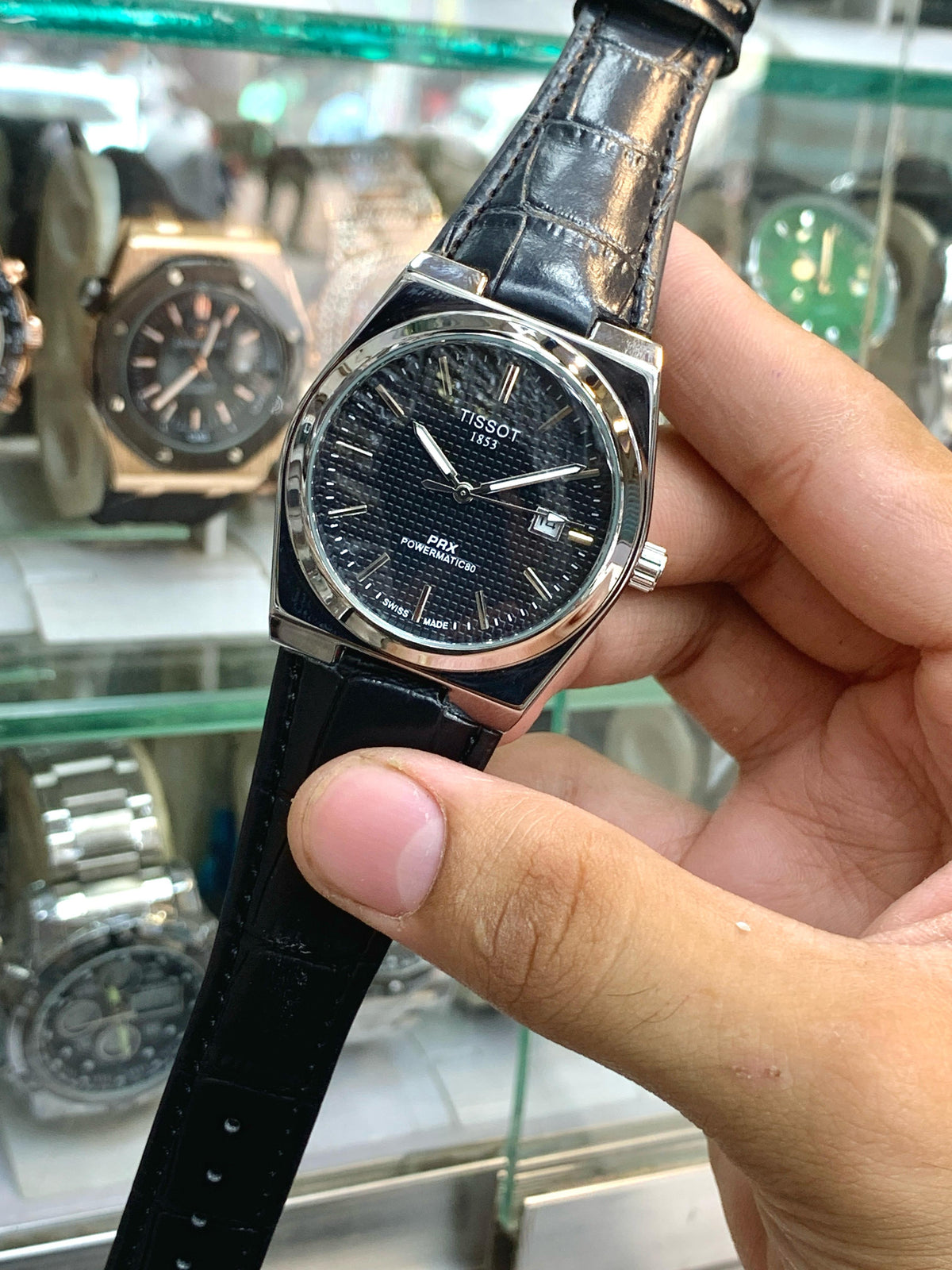 NEW TISSOT PRX MODEL LEATHER STRAP