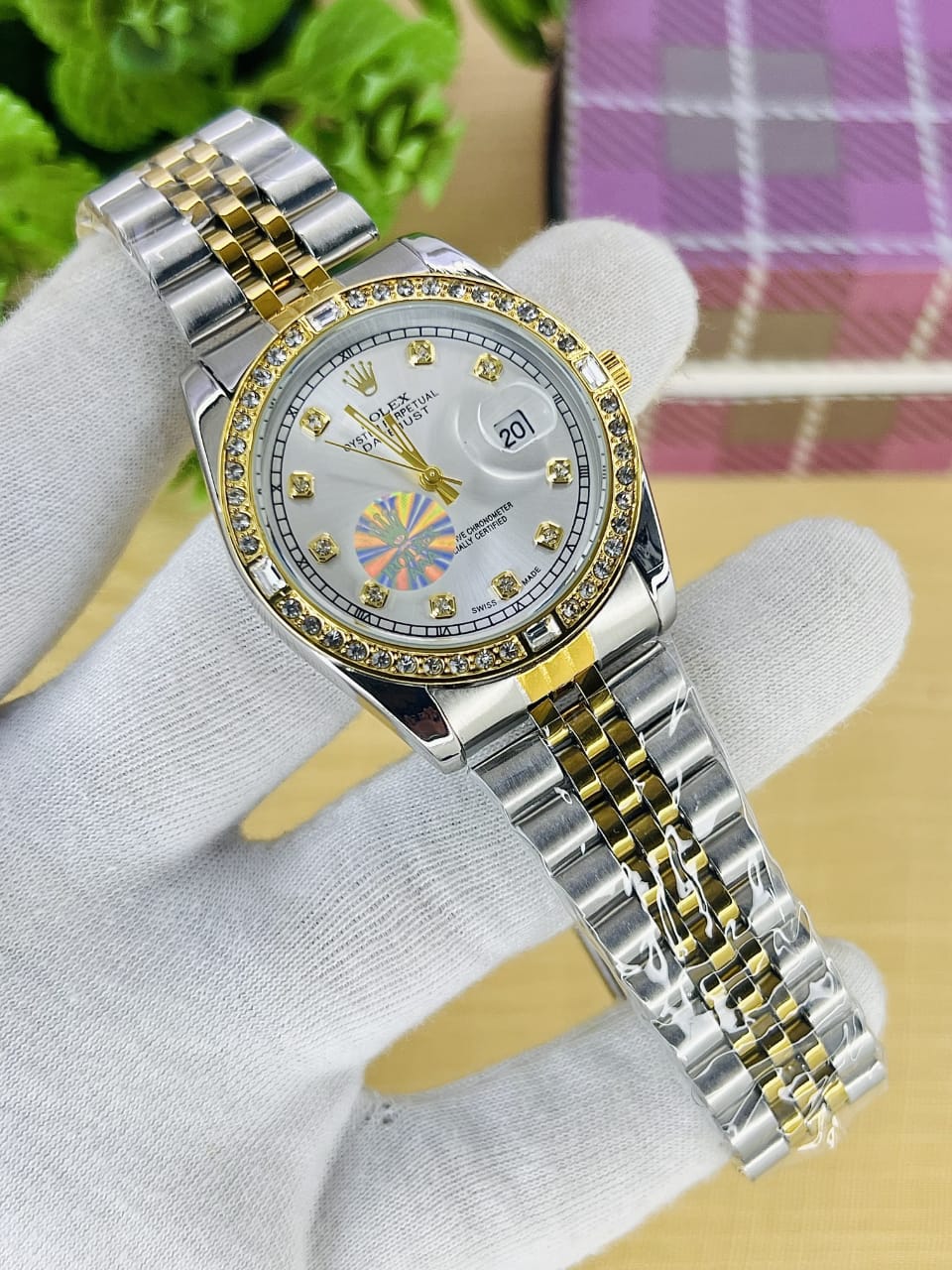 ROLEX zarcoon case watch